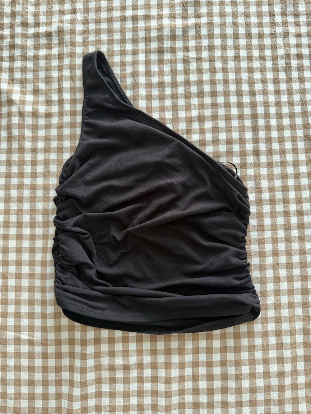 Urban Outfitters Black One-Shoulder Top - Picture 3 of 4